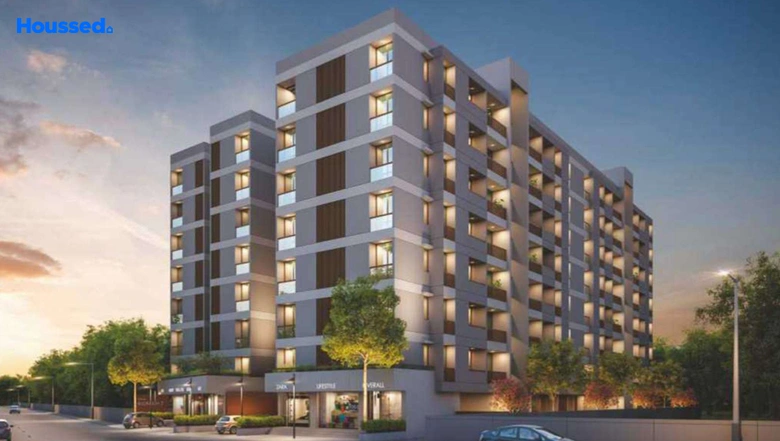 Image of 2 BHK Flat for Rent in Trisha Rudraksh 2 Waghodia Road, Vadodara