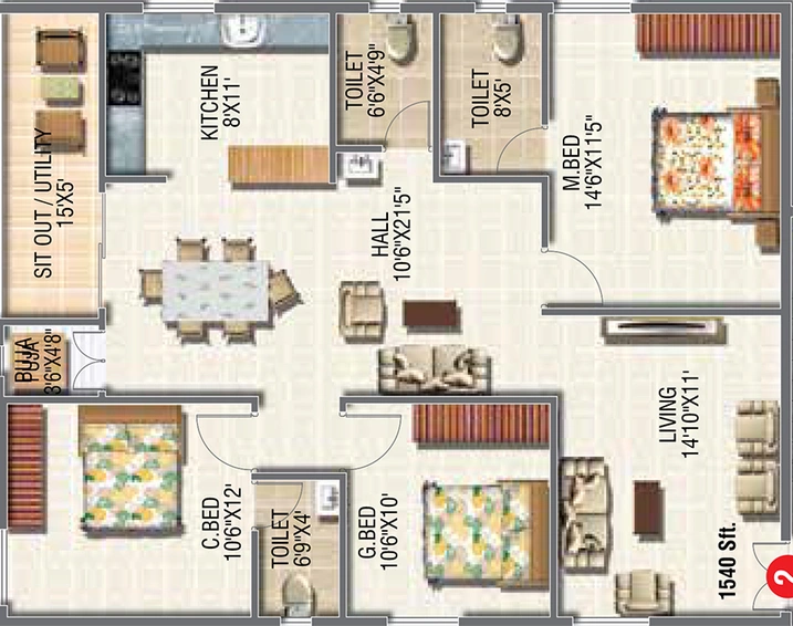 Sample Apartment