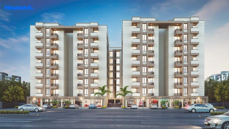 Image of 3 BHK Flat for Rent in Aatman Pearl Heights Waghodia Road, Vadodara