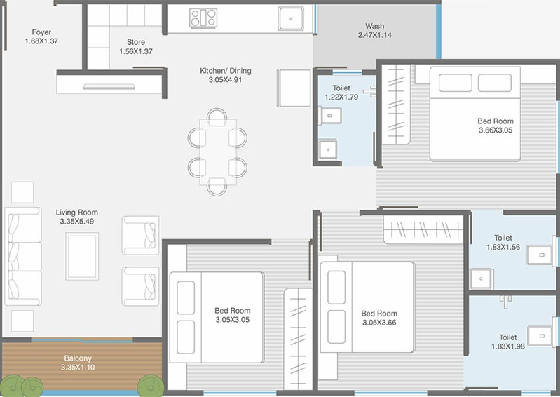 Sample Apartment