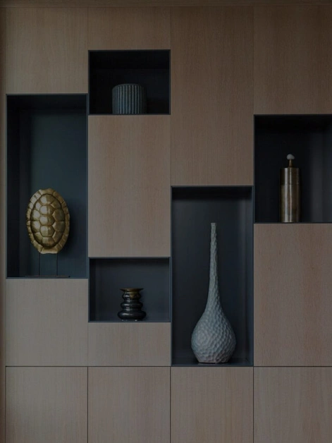 Eye-Catching Showcase Design Ideas for Living Room