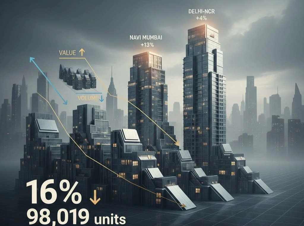 Housing Demand Weakens in Q4 2025 as Sales Slide Across Major Indian Cities