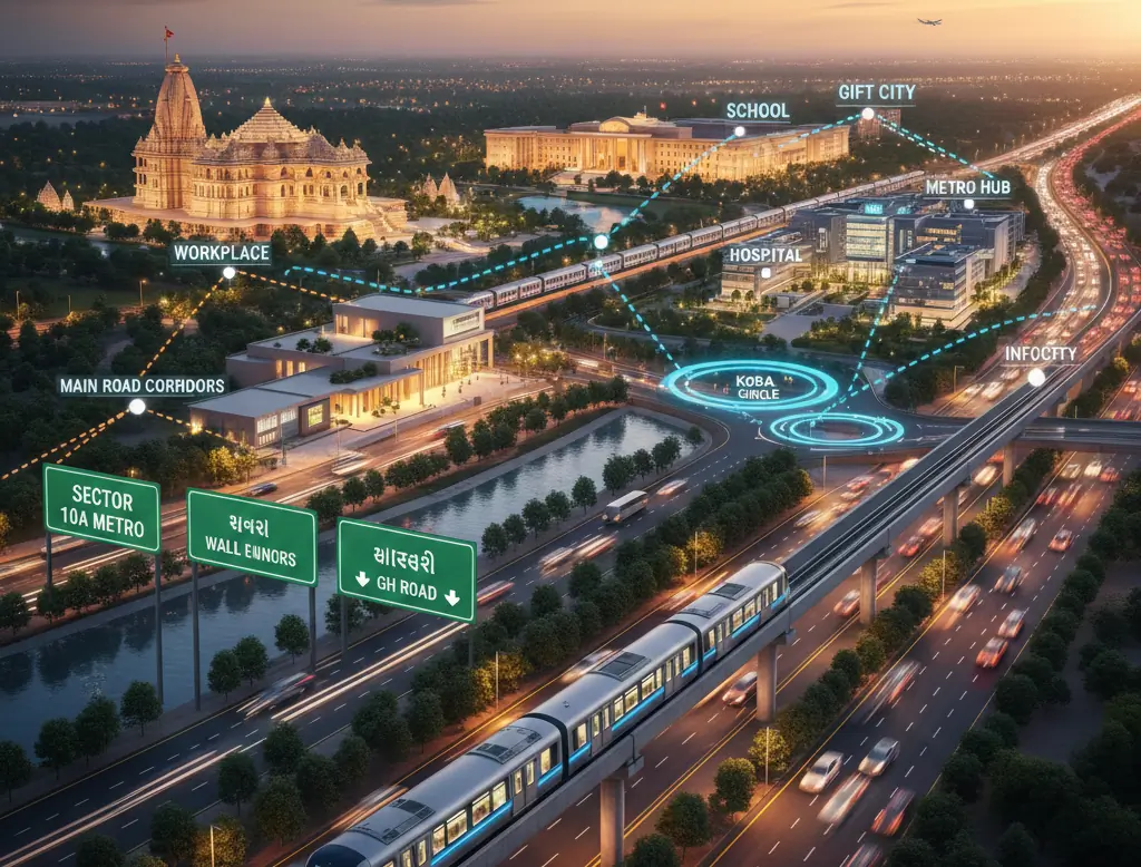 Residential Areas in Gujarat Gandhinagar With the Best Connectivity