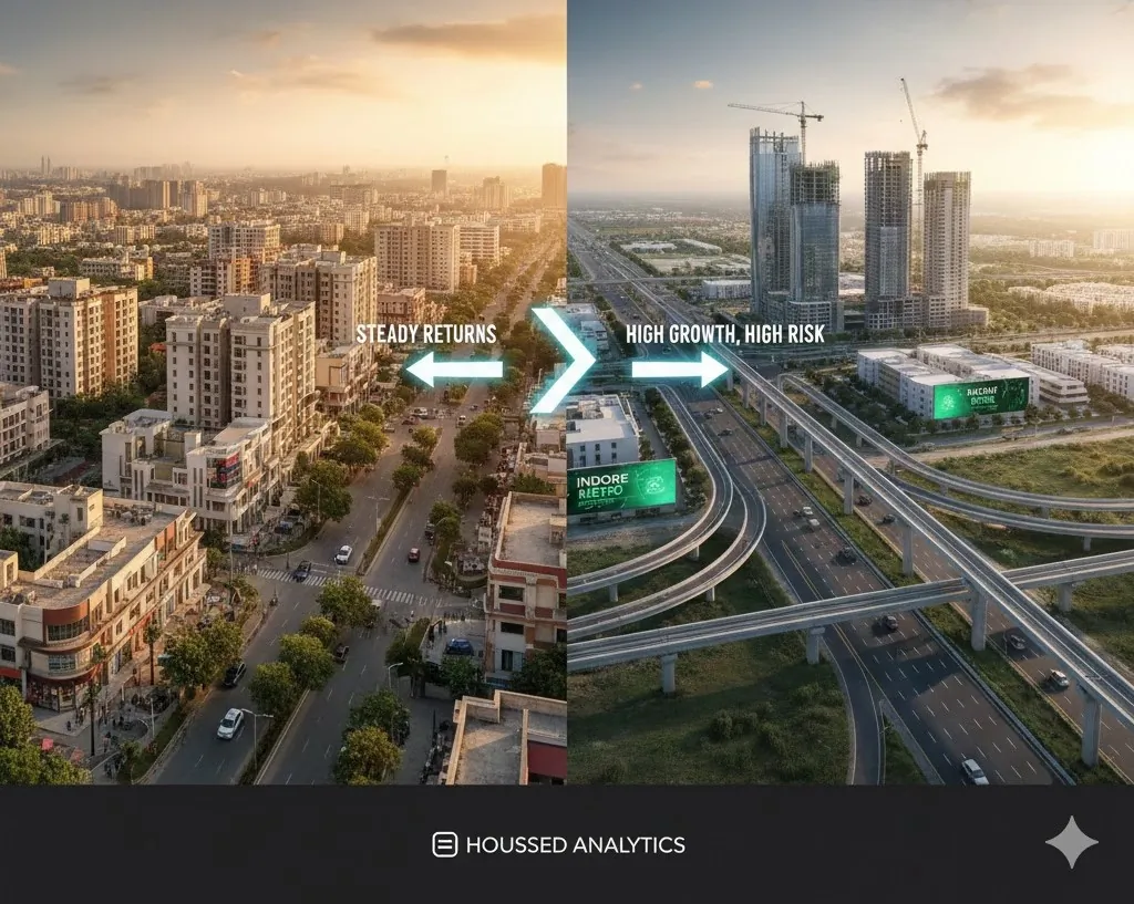 Indore Property Investment 2026: Vijay Nagar vs Super Corridor