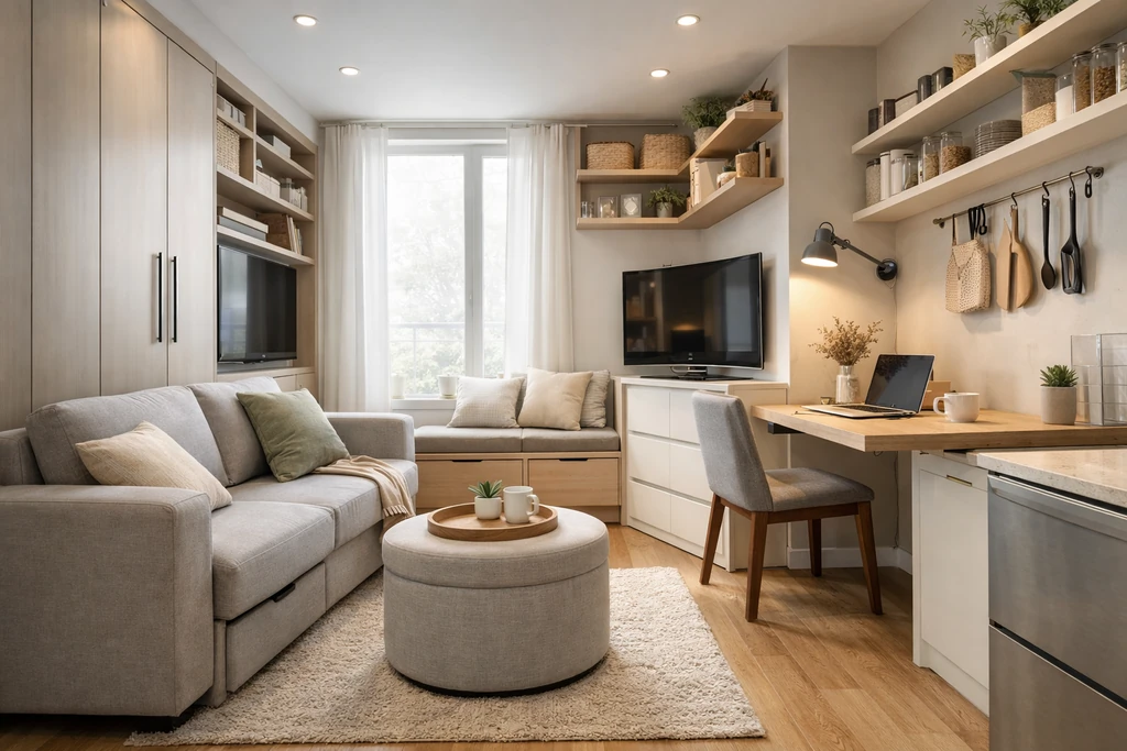 Space-Saving Interior Design Ideas for Comfortable Compact Homes