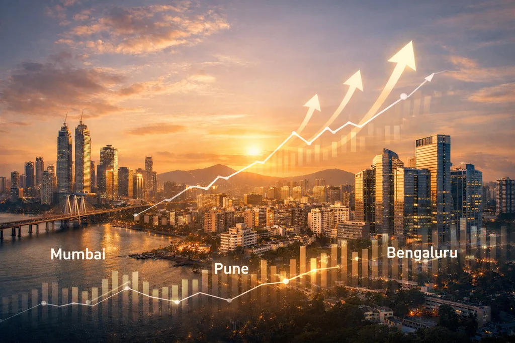 Property Price Trends in Mumbai, Pune, and Bangalore 