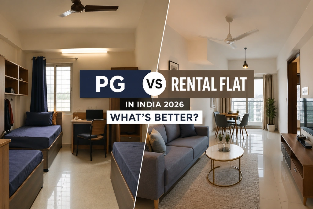 PG vs Rental Flat in India 2026