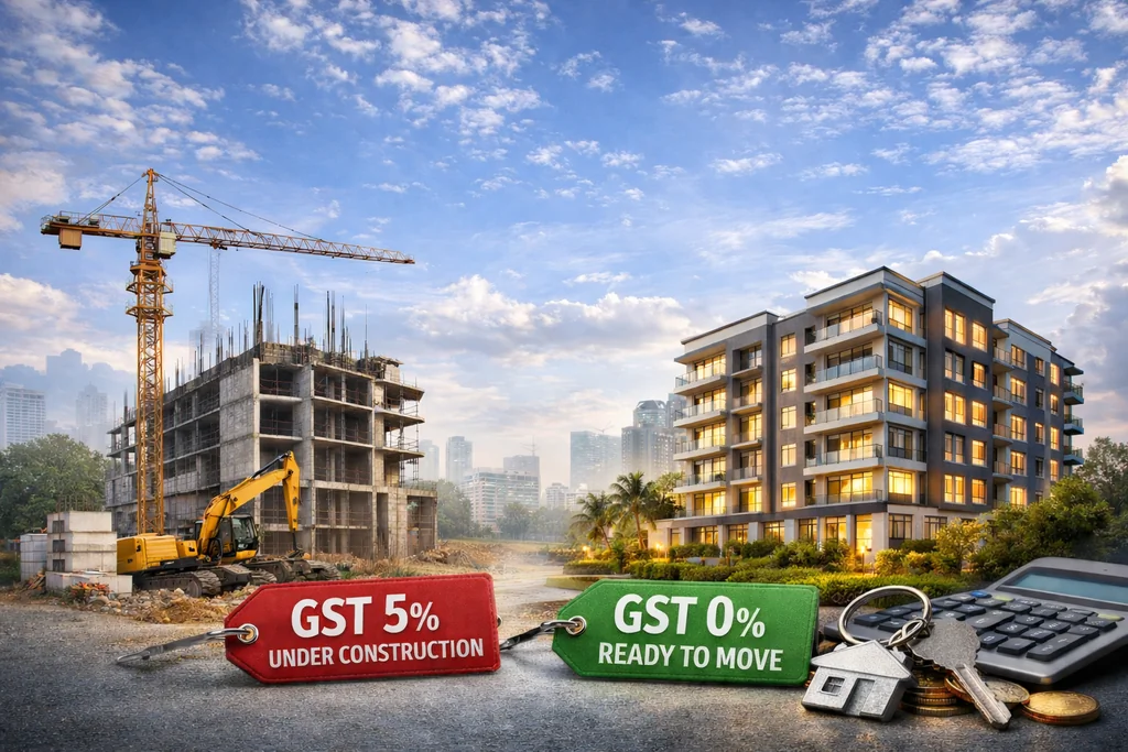 GST on Property in India: Under Construction vs Ready-to-Move (2026 Guide)