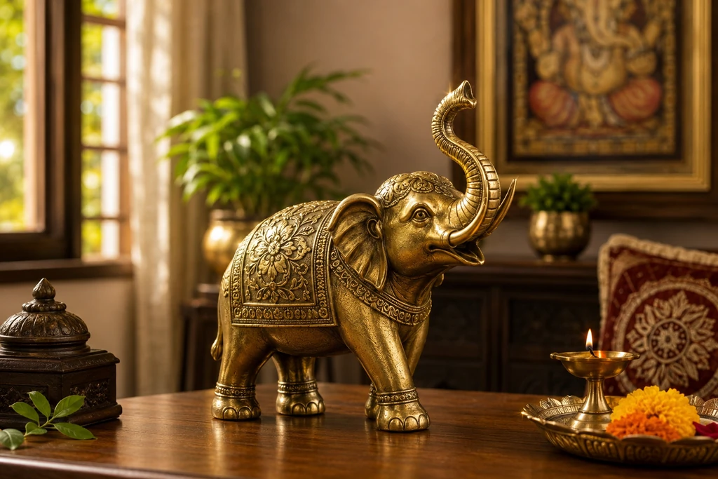 Elephant Statue at Home as per Vastu: Where to Place It and Why It Matters