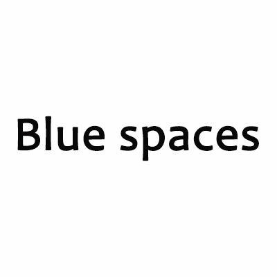 Blue spaces