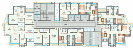 Floor Plan of Je & Vee Shiv Krupa in Malad East, Mumbai - Image 92179