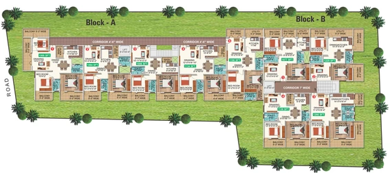 Master Plan of SM Srinivasa Sunridge in Whitefield, Bangalore - Image 129657