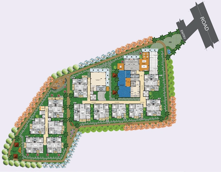 Master Plan of GEM Ascentia in Hitech City, Hyderabad - Image 129666
