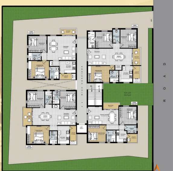 Master Plan of GEM Nugget in Manikonda, Hyderabad - Image 129706