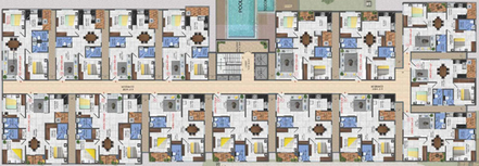 Floor Plan of Sree Samruddhi in Whitefield, Bangalore - Image 129744