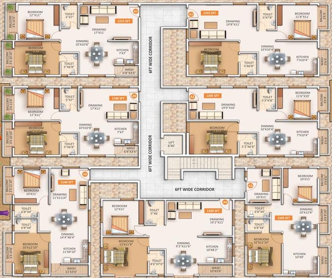 Floor Plan of SS Samhitha in Whitefield, Bangalore - Image 129778