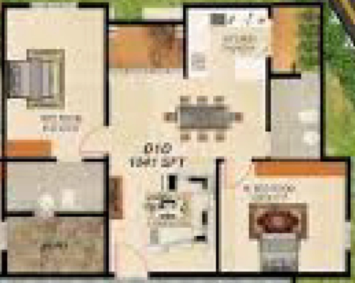 2 BHK Flat in CMRS Lotus in Whitefield, Bangalore - Image 802796