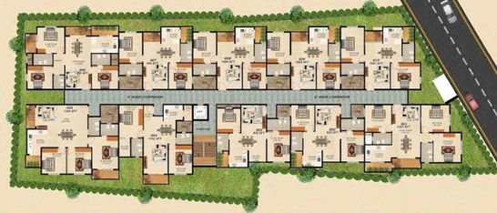 Master Plan of CMRS Lotus in Whitefield, Bangalore - Image 129823