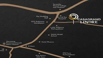 Location of Casagrand Linore - Image 129853