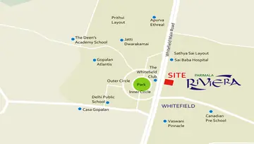 Location of Vishnu Priya Parimala Riviera - Image 129864