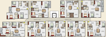 Floor Plan of SM Zinnia in Varthur, Bangalore - Image 129877