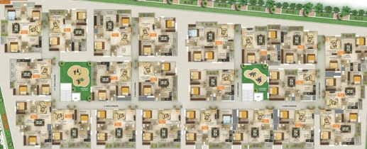 Floor Plan of Parthu Pride in Whitefield, Bangalore - Image 129885