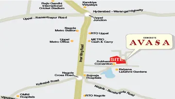 Location of Concrete Avasa - Image 129946
