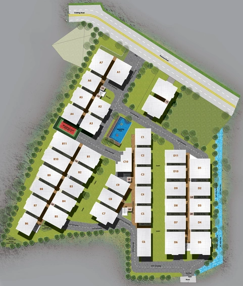 Master Plan of Concrete Vivanta in Miyapur, Hyderabad - Image 129965