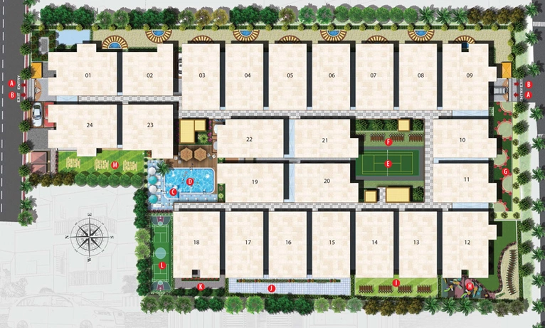 Master Plan of Ruchira Lilium in Kadugodi, Bangalore - Image 130015