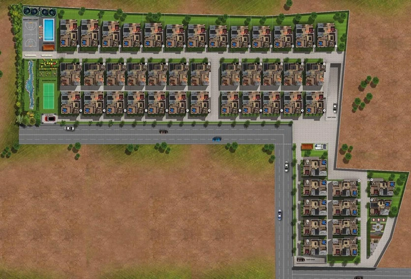 Master Plan of Neeraja Serenity in Horamavu, Bangalore - Image 130104