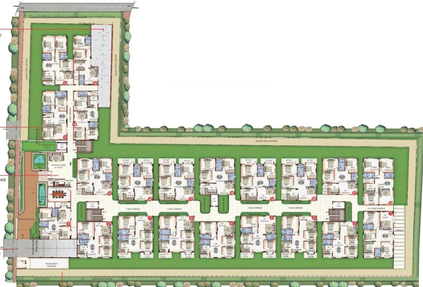 Master Plan of President Leon in Yelahanka, Bangalore - Image 130158