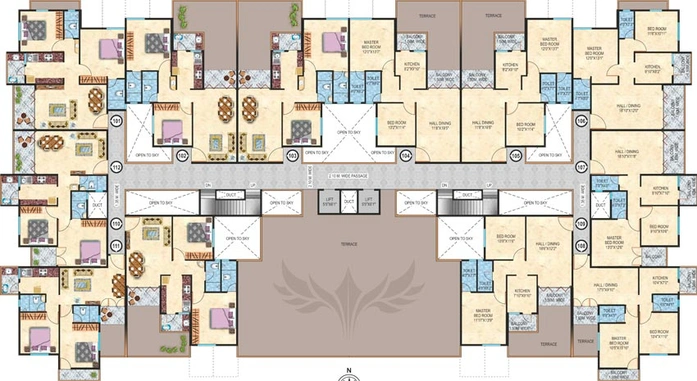 Floor Plan of Maxx Elite in Manish Nagar, Nagpur - Image 130186