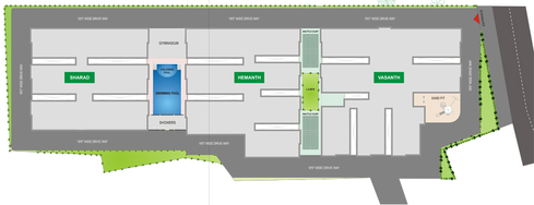 Master Plan of AVL Prakruthi in Manikonda, Hyderabad - Image 130207