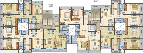 Floor Plan of H.Rishabraj Ashish in Borivali East, Mumbai - Image 27466