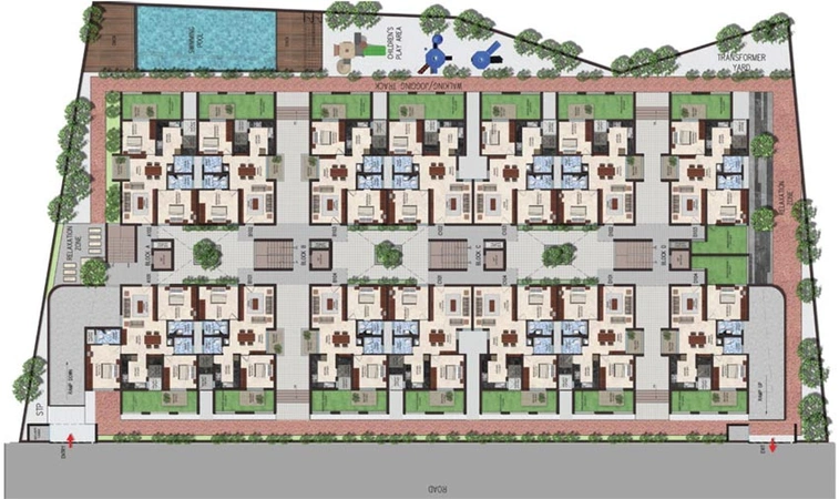 Master Plan of Upscale The Ripple in Gunjur Palya, Bangalore - Image 130272