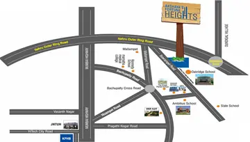 Location of DJS Akshayas Fortune Heights - Image 130277