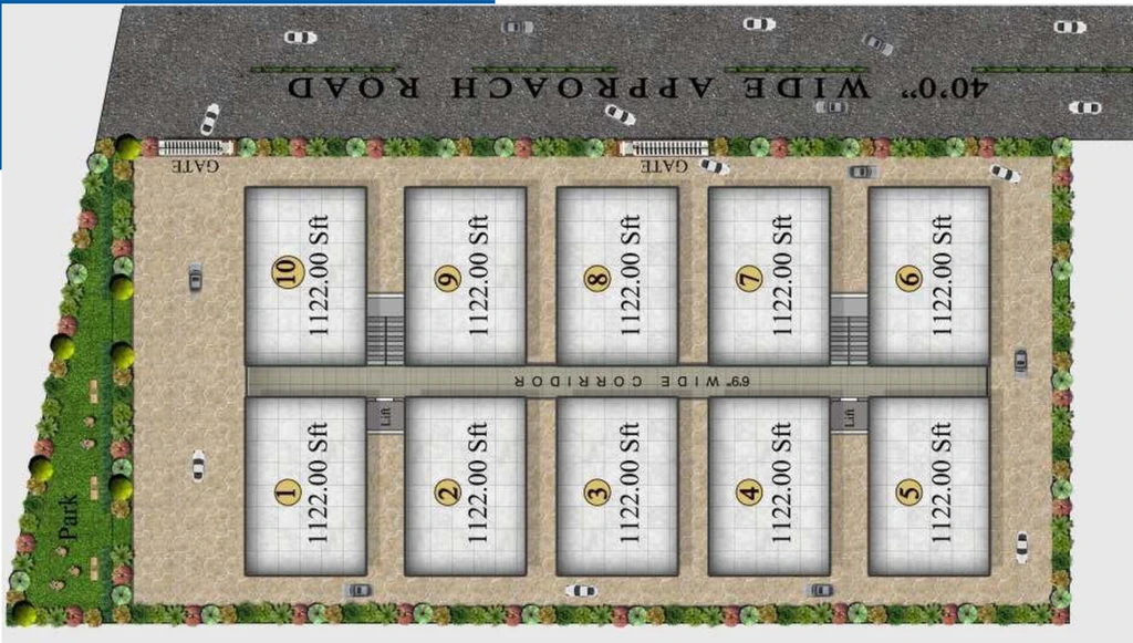 Master Plan of DJS Akshayas Fortune Heights in Bowrampet, Hyderabad - Image 130279