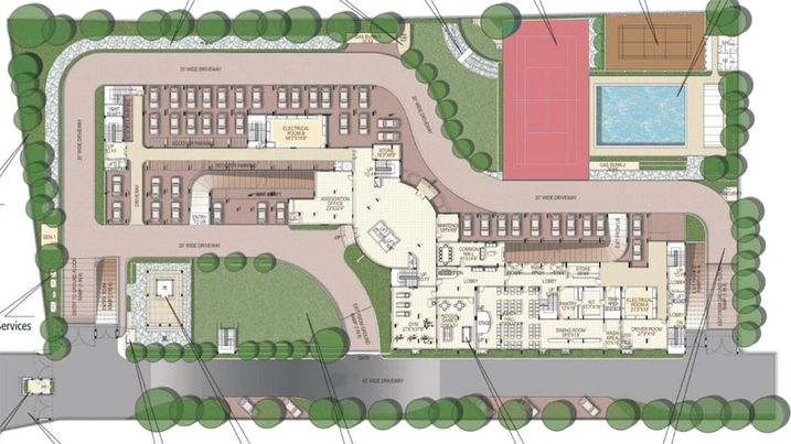 Master Plan of SMR Vinay Endeavour in Whitefield, Bangalore - Image 130289
