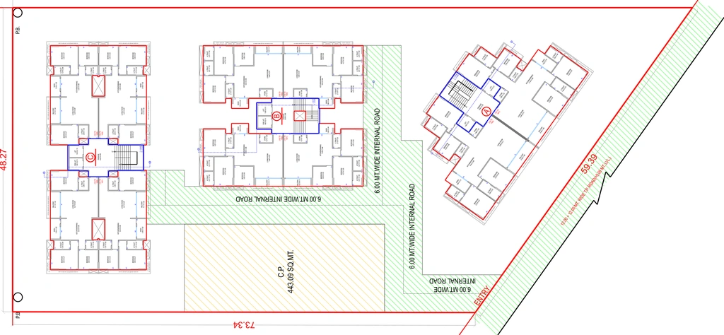 Master Plan of Pratishtha Classic in Mota Varachha, Surat - Image 91648