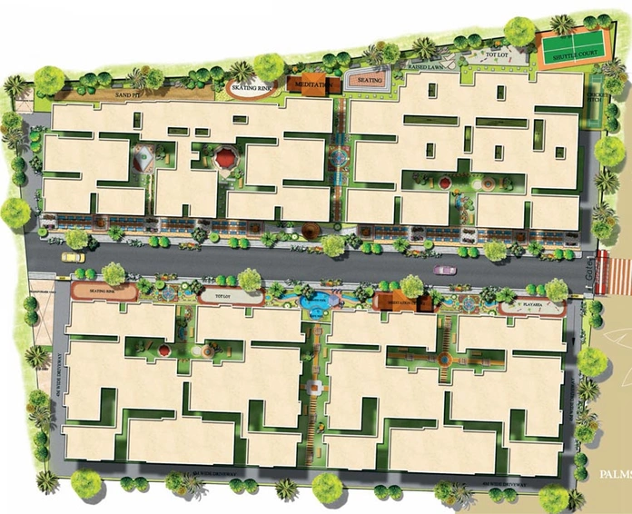 Master Plan of SVS Palms in Doddanekkundi, Bangalore - Image 130380