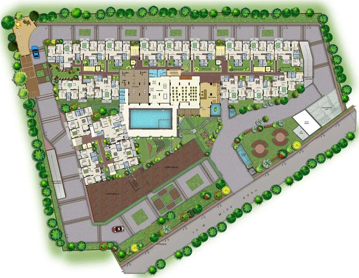 Master Plan of GR Sagar Nivas in Electronic City, Bangalore - Image 130422