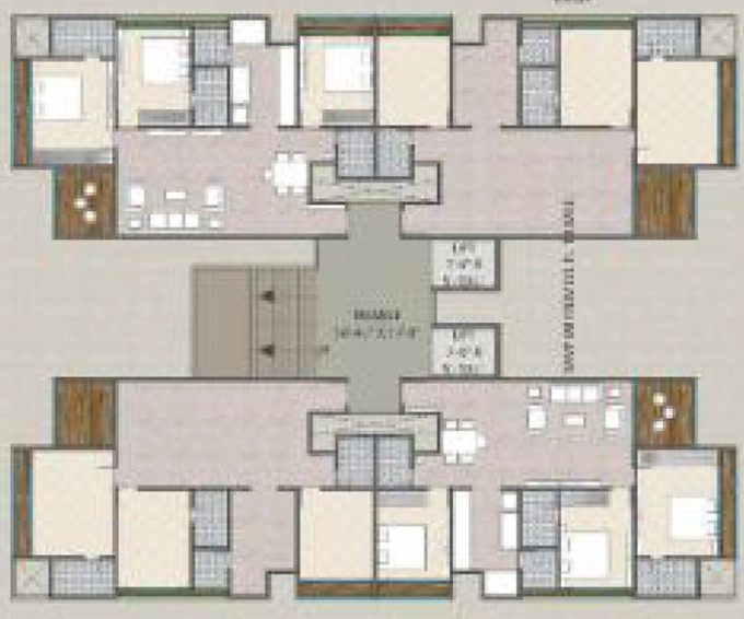 Floor Plan of Orchid Elite in Palanpur, Surat - Image 91707