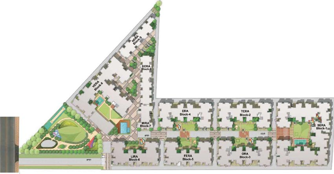 Master Plan of PS Srijan Nexterra in Sholinganallur, Chennai - Image 130449