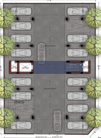Master Plan of Aakash Bougainvillea in Virugambakkam, Chennai - Image 130471