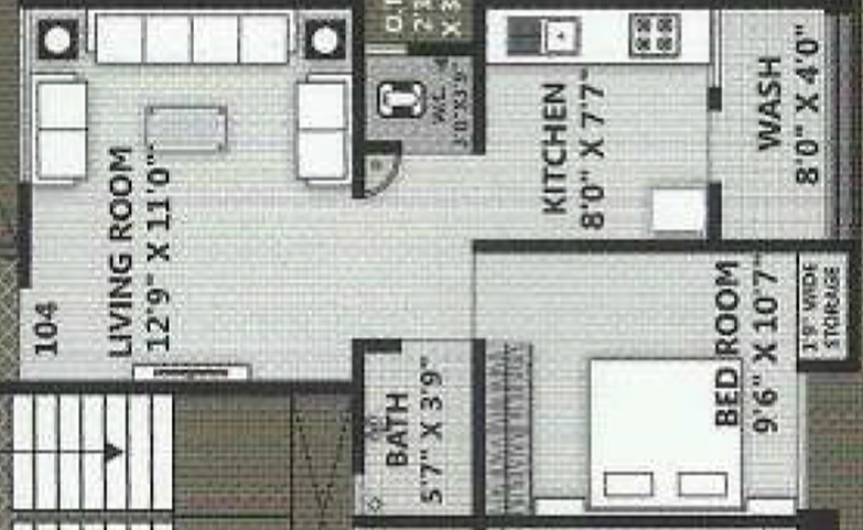 1 BHK Flat in Shukan Valley in Amroli, Surat - Image 660552
