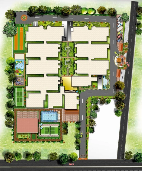 Master Plan of SVS Silver Woods in Whitefield, Bangalore - Image 130615