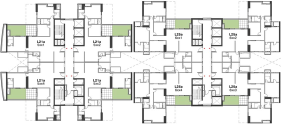 Floor Plan of Total That Quiet Earth in Hennur Road, Bangalore - Image 130646
