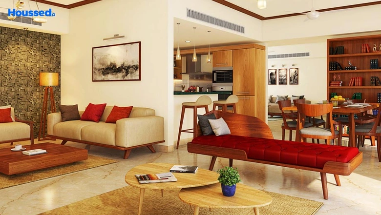 Living Room of Total That Quiet Earth in Hennur Road, Bangalore - Image 130641