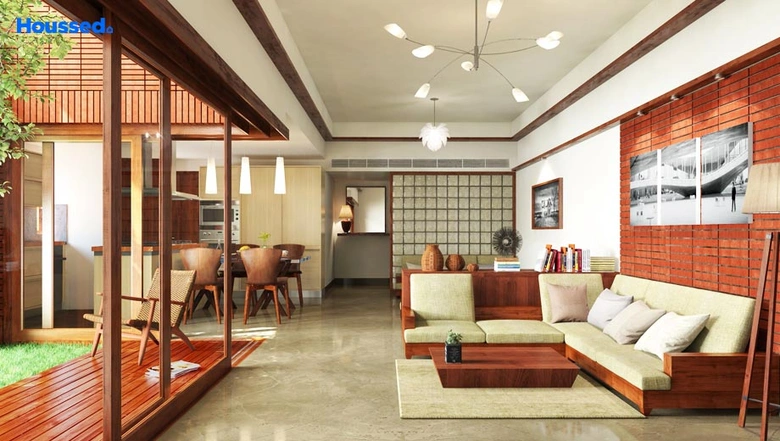 Living Room of Total That Quiet Earth in Hennur Road, Bangalore - Image 130642