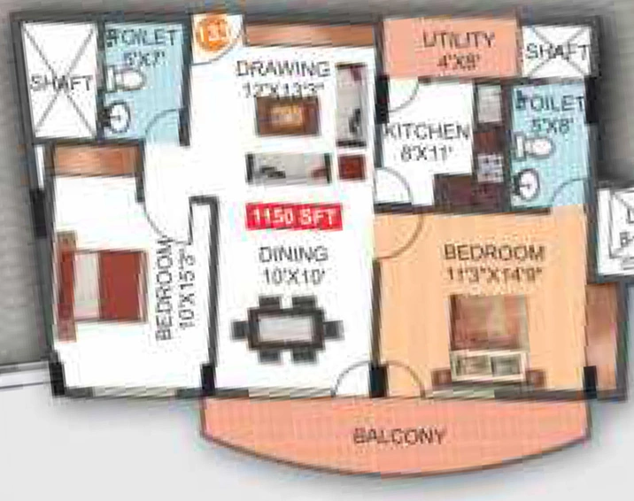 2 BHK Flat in Romas Epicurean in Whitefield, Bangalore - Image 803158